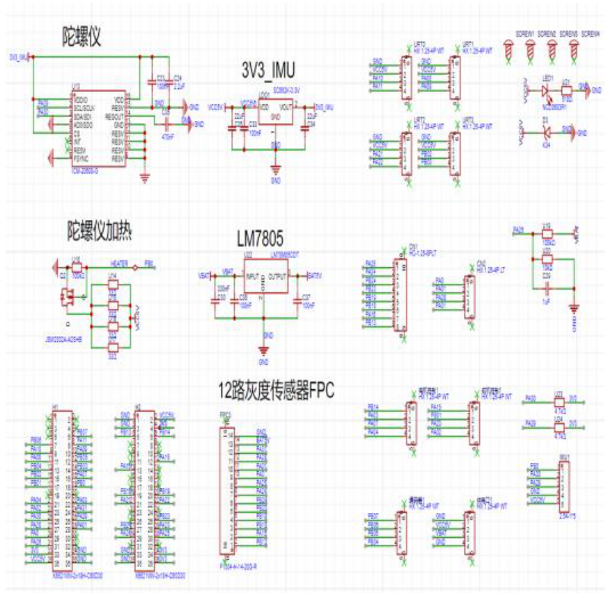 Expansion board: IMU, encoder and grayscale interfaces